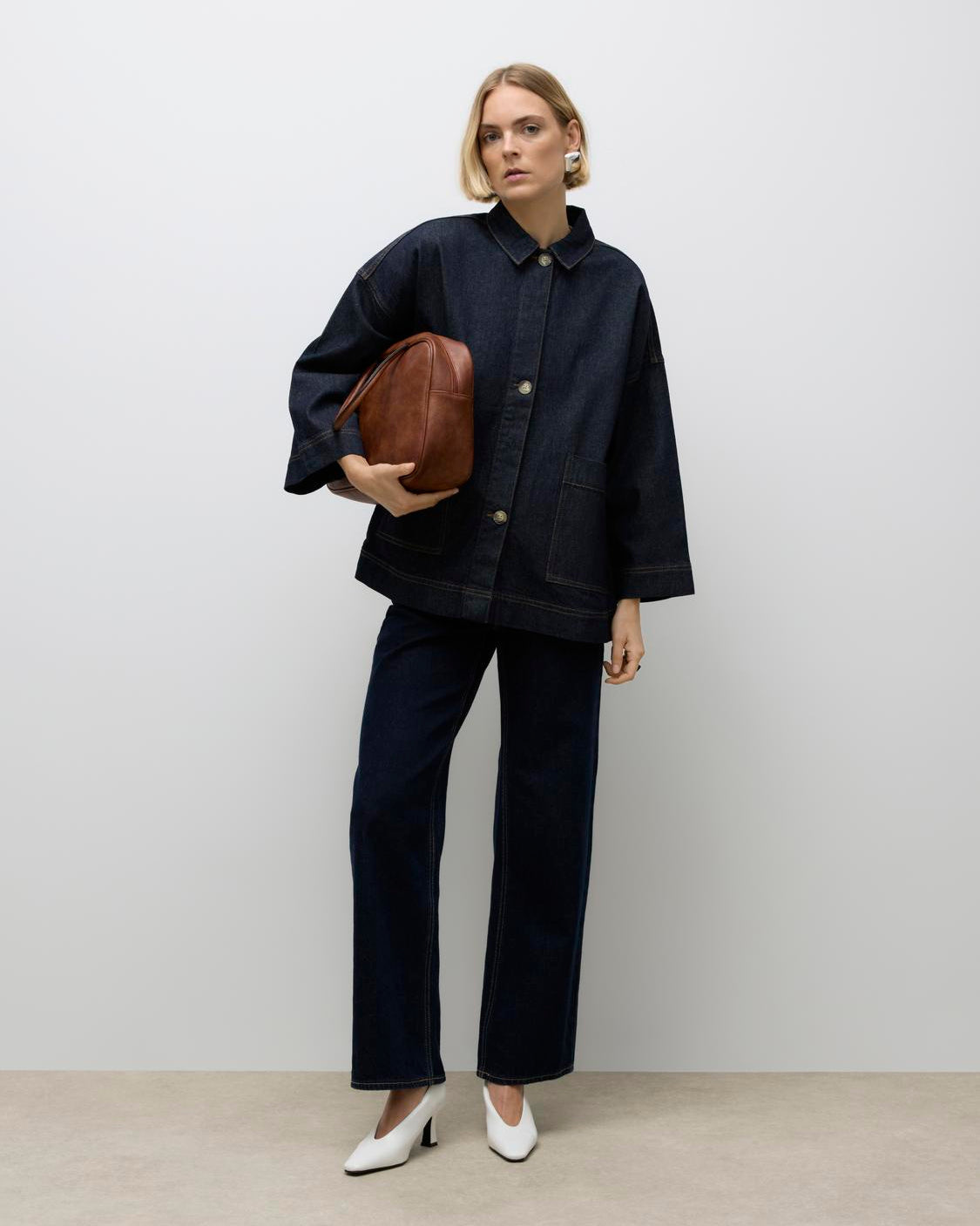 AWVERENA OVERSIZED DENIM JACKET